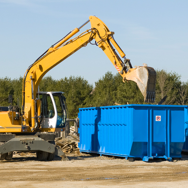 how does a residential dumpster rental service work in Bode